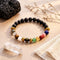 Natural Navgrah lava stone bracelet designed for planetary balance, universal protection, and positive energy flow