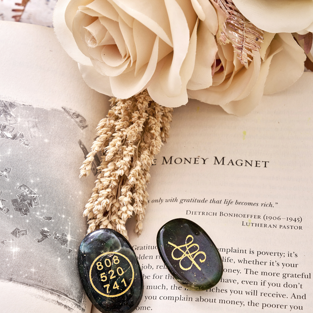 Zibu and Grabovoi wealth coins used as a spiritual tool for manifestation, financial abundance, and prosperity energy
