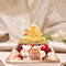 Sacred Shree Yantra and Gomti Chakra orgone pyramid designed to attract wealth, prosperity, and positive energy into your home